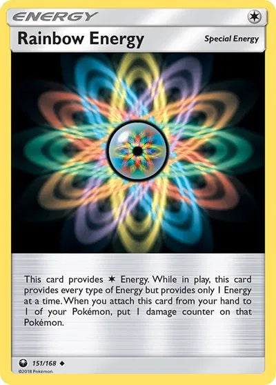 151/168 Rainbow Energy Reverse Holo - Celestial Storm