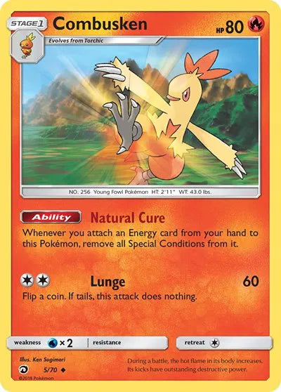 5/70 Combusken Reverse Holo - Dragon Majesty