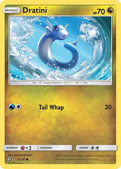 35/70 Dratini Reverse Holo - Dragon Majesty