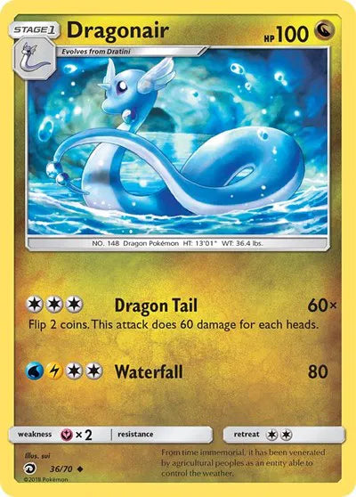 36/70 Dragonair Reverse Holo - Dragon Majesty