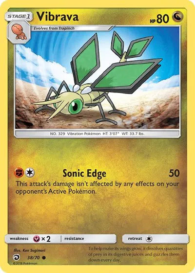 38/70 Vibrava Reverse Holo - Dragon Majesty