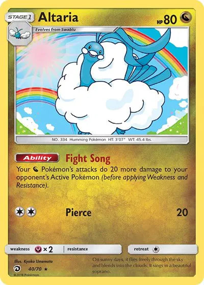 40/70 Altaria Holofoil - Dragon Majesty