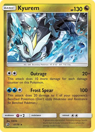 47/70 Kyurem Holofoil - Dragon Majesty
