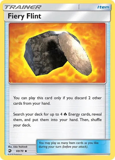 60/70 Fiery Flint Reverse Holo - Dragon Majesty