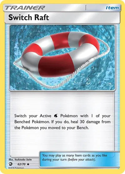 62/70 Switch Raft Reverse Holo - Dragon Majesty