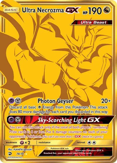 78/70 Ultra Necrozma GX - Dragon Majesty