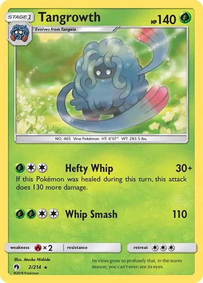 2/214 Tangrowth Reverse Holo - Lost Thunder