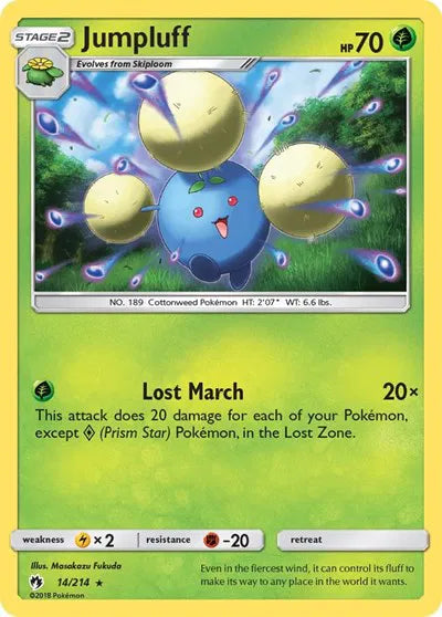 14/214 Jumpluff Holofoil - Lost Thunder