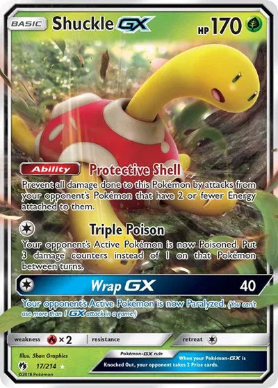 17/214 Shuckle GX - Lost Thunder