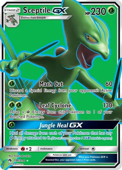 196/214 Sceptile GX - Lost Thunder