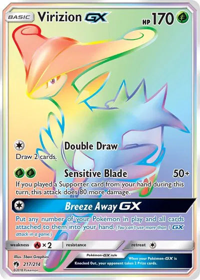 217/214 Virizion GX - Lost Thunder