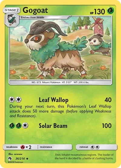 36/214 Gogoat Reverse Holo - Lost Thunder