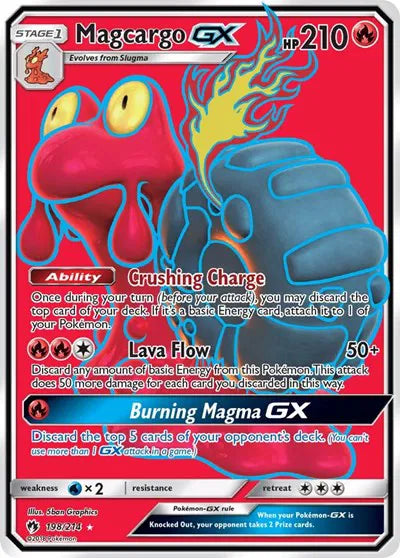 198/214 Magcargo GX - Lost Thunder