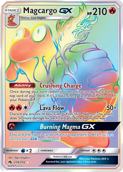 218/214 Magcargo GX - Lost Thunder