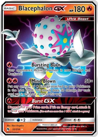 52/214 Blacephalon GX - Lost Thunder