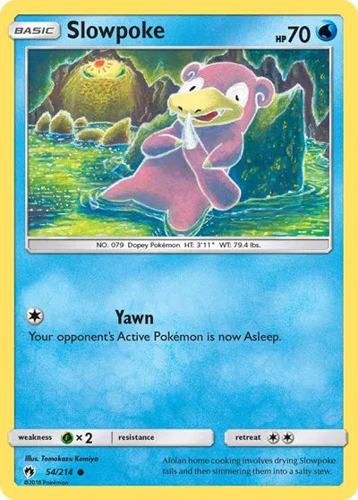 54/214 Slowpoke Reserve Holo - Lost Thunder