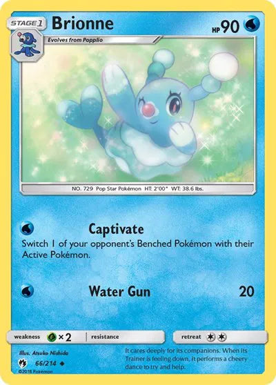 66/214 Brionne Reverse Holo - Lost Thunder