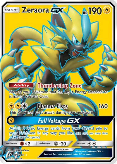 201/214 Zeraora GX - Lost Thunder