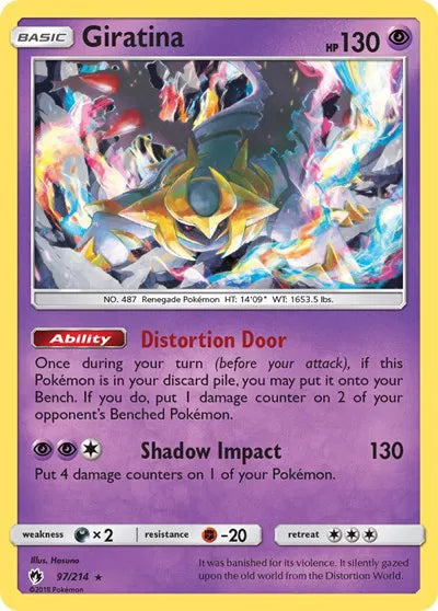 97/214 Giratina Reverse Holo - Lost Thunder