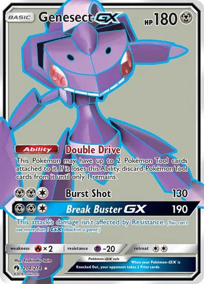 204/214 Genesect GX - Lost Thunder