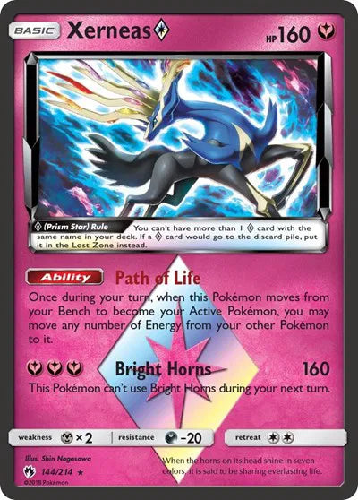 144/214 Xerneas Prism Star - Lost Thunder