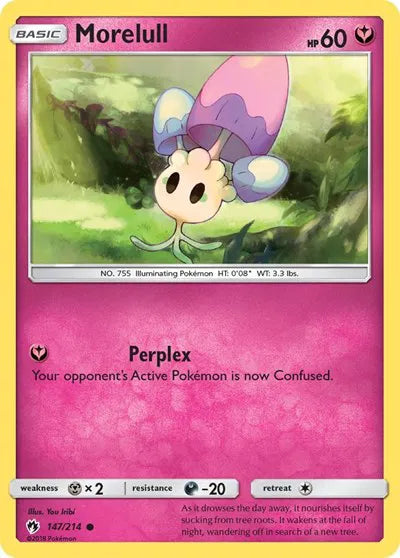 147/214 Morelull Reverse Holo - Lost Thunder