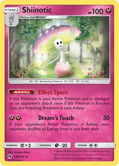 148/214 Shiinotic Reverse Holo - Lost Thunder