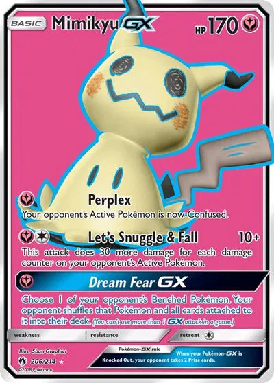 206/214 Mimikyu GX - Lost Thunder