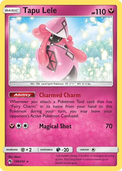 150/214 Tapu Lele Holofoil - Lost Thunder