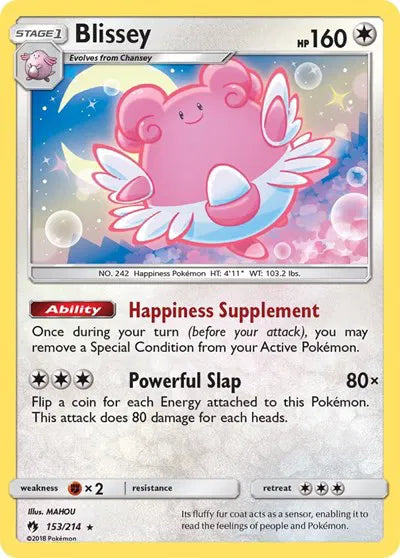 153/214 Blissey Holofoil - Lost Thunder