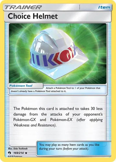 169/214 Choice Helmet Reverse Holo - Lost Thunder