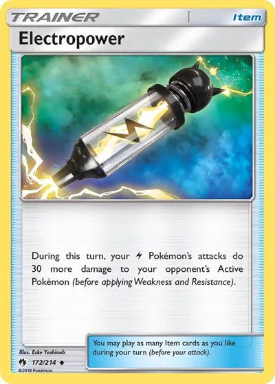 172/214 Electropower Reverse Holo - Lost Thunder