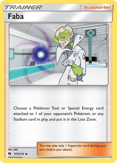 173/214 Faba Reverse Holo - Lost Thunder
