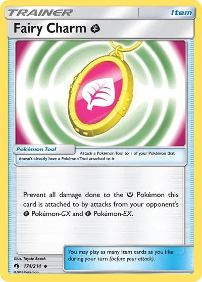 174/214 Fairy Charm G Reverse Holo - Lost Thunder