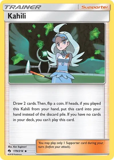 179/214 Kahili Reverse Holo - Lost Thunder
