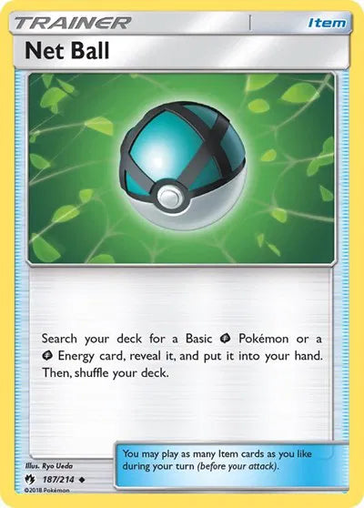 187/214 Net Ball Reverse Holo - Lost Thunder