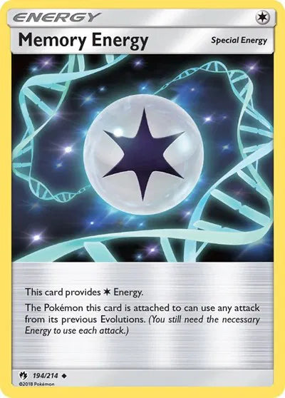 194/214 Memory Energy Reverse Holo - Lost Thunder