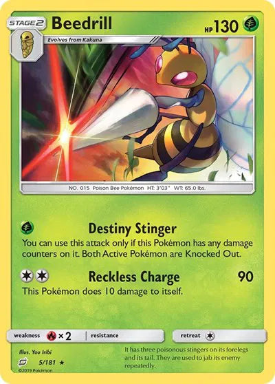 5/181 Beedrill Reverse Holo