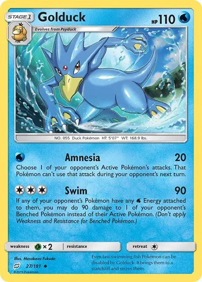 27/181 Golduck Reverse Holo - Team Up
