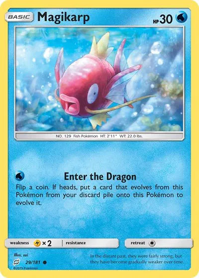 29/181 Magikarp Reverse Holo - Team Up