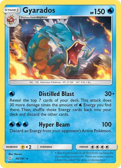 30/181 Gyarados Reverse Holo - Team Up