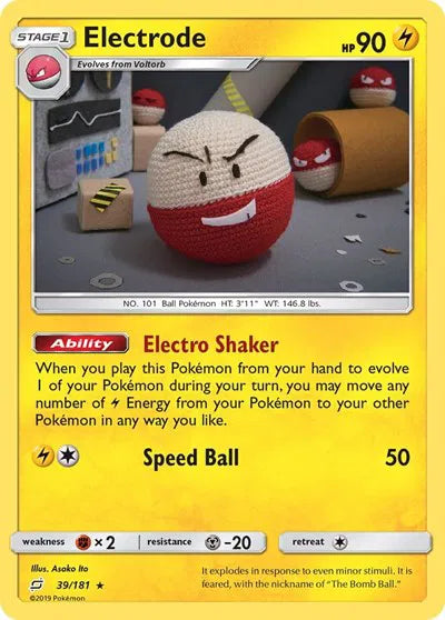 39/181 Electrode Reverse Holo - Team Up