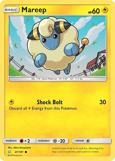 41/181 Mareep Reverse Holo - Team Up