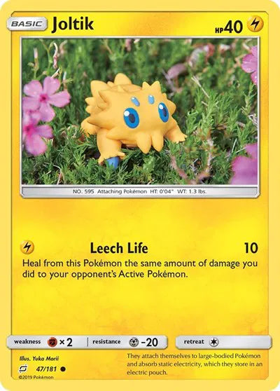 47/181 Joltik Reverse Holo - Team Up