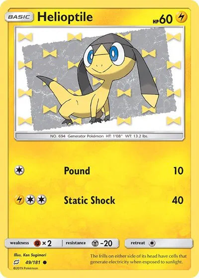 49/181 Helioptile Reverse Holo - Team Up