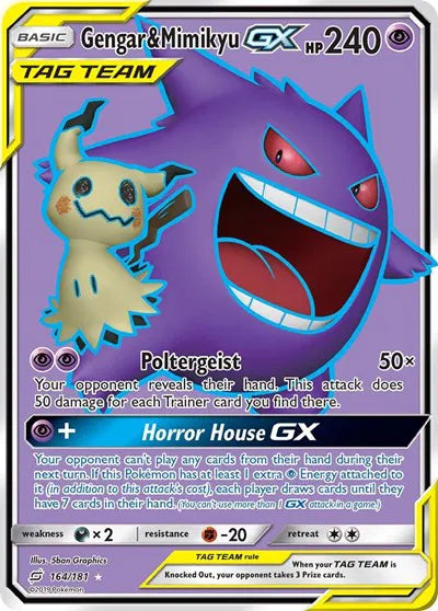 164/181 Gengar & Mimikyu GX - Team Up