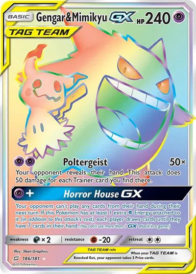 186/181 Gengar & Mimikyu GX - Team Up