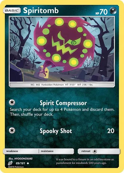 89/181 Spiritomb Reverse Holo - Team Up