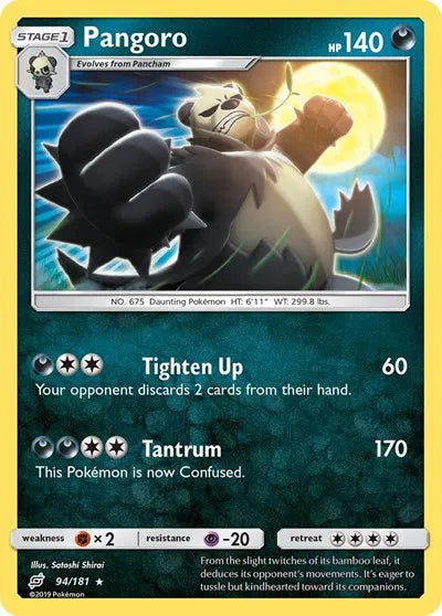 94/181 Pangoro Reverse Holo - Team Up