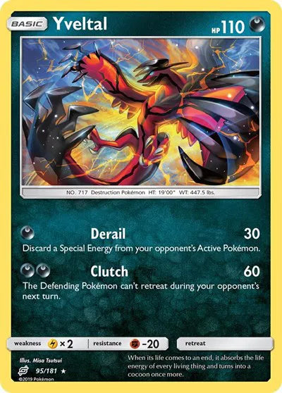 95/181 Yveltal Holofoil - Team Up